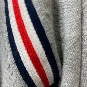 Tommy Hilfiger Knit Pullover Sz L Gray Cotton Long Sleeve Crew Neck Sweater